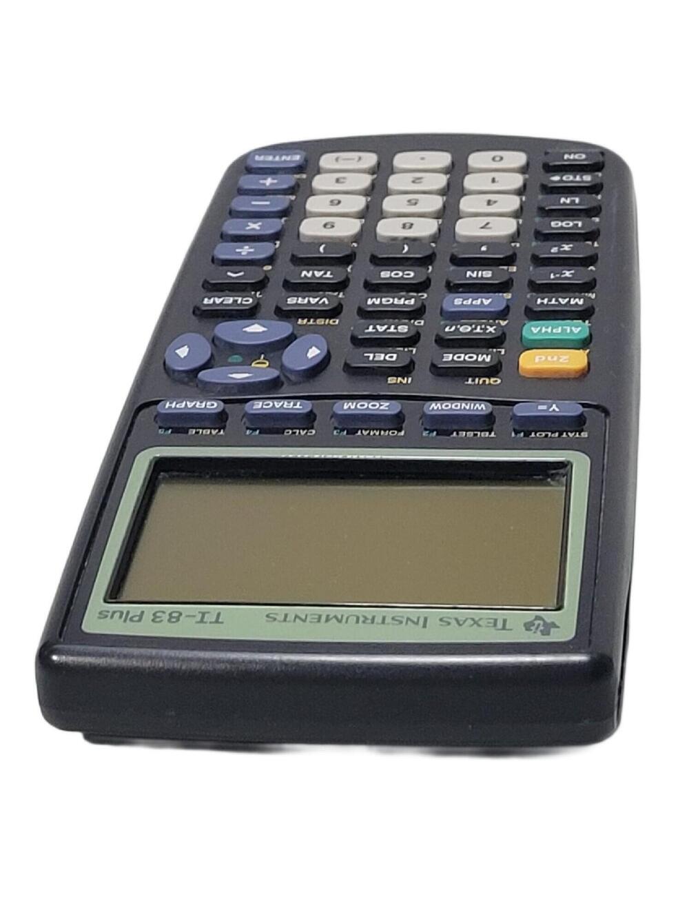 Texas Instruments TI-83 Plus Graphing Calculator w/Cover Tested Works - Picture 7 of 13
